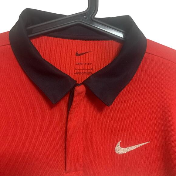 Nike Ohio State Buckeyes Dri-Fit Long Sleeve Polo Mens Size L - Picture 2 of 10